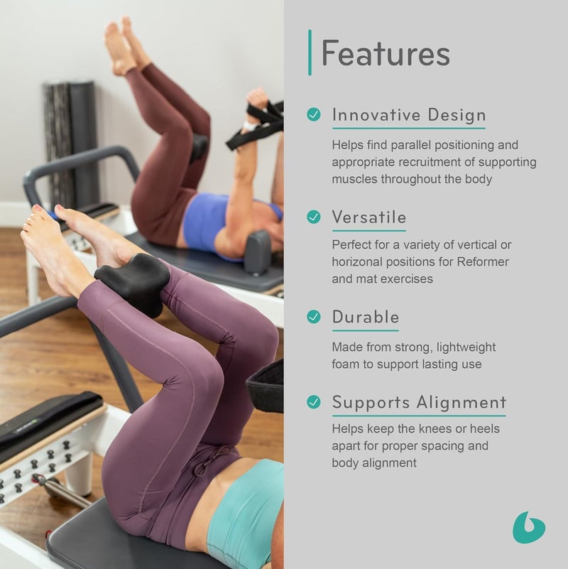 Balanced Body The Aligner, Pilates and Yoga Block, Pilates Block for Alignment, Pilates Workout Equipment for Home Gym or Studio Use, Black - Image 4